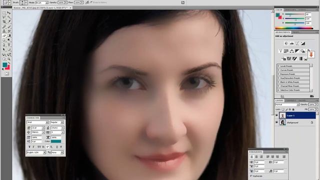 Photoshop CS4 Face Filter Tutorial смотреть онлайн