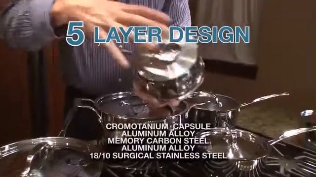 12PC Acadian Cookware Surgical Stainless Steel, EarthChef BergHOFF 3600145 - 2216361 смотреть онлайн