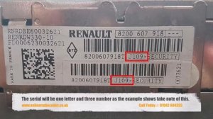 ?    Renault Megane Radio Code Stereo Codes Unlock PIN