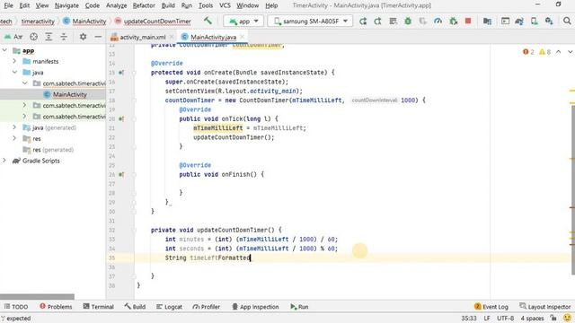 Countdown timer tutorial in android studio | creative developers смотреть онлайн