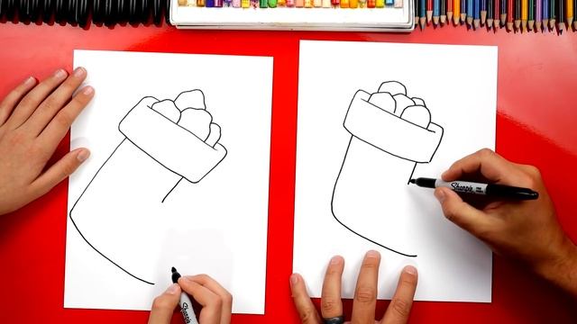 How To Draw A Stocking Full Of Coal смотреть онлайн
