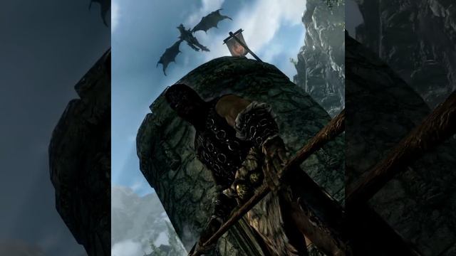 The Elder Scrolls V: Skyrim Anniversary Edition - Появление дракона Алдуина #shorts #skyrim смотреть онлайн