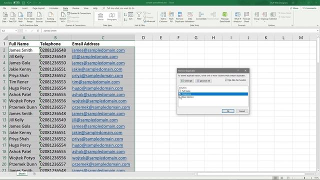 Excel How to Remove duplicates tutorial смотреть онлайн
