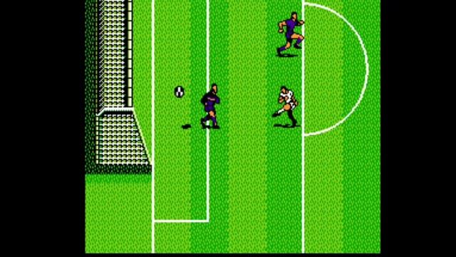 Konami Hyper Soccer! NES football action! смотреть онлайн