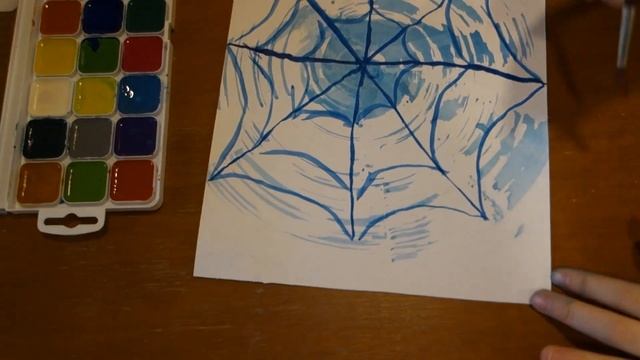 паутинка - рисование нитью, 6+ смотреть онлайн