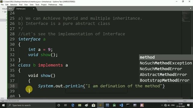 Very Simply Explain what is Interface In java || PythonEpoint tutorial смотреть онлайн