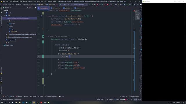 How To Set Alarm Using Alarm Manager API? || Kotlin || Set Repetitive Alarm || Alarm Manager Androi