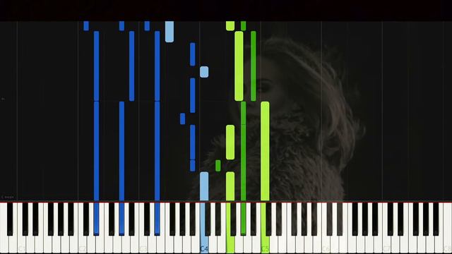 Adele - Hello | Piano Tutorial (Synthesia) смотреть онлайн