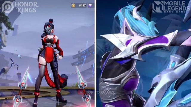 Mobile Legends VS Honor of Kings : Map, Monsters, Heroes смотреть онлайн