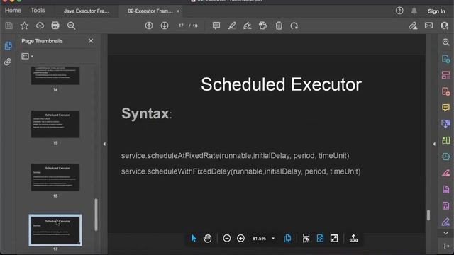 03 Executor Framework Part 2 смотреть онлайн