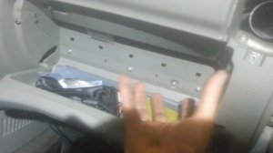 Лада Калина. Быстрая  замена мотора отопителя.)