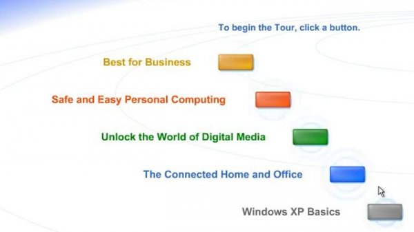 Welcome Windows XP Tour