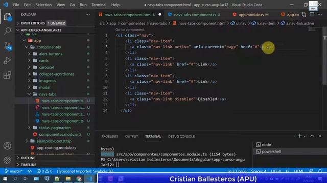 Bootstrap 5 + Angular 12 navs tabs nav pills Scrollspy PARTE 1/2 смотреть онлайн