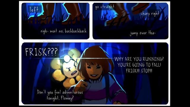 Flowey And Blind Frisk's Journey (Epic Undertale AU) смотреть онлайн