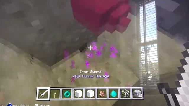 How to teleport through a block with an ender Perl | Minecraft смотреть онлайн