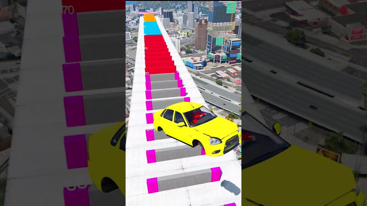 КАК ДАЛЕКО ПРОЕДЕТ ЧИТ ТАЧКА ПО КОЧКАМ В ГТА 5! РУССКИЕ ДОРОГИ В ГТА Онлайн! #shorts смотреть онлайн