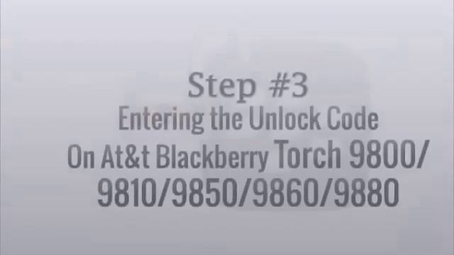 Complete Guide To Unlock the Network of At&t Blackberry Torch 9800/9810/9860/9850/9880 смотреть онлайн
