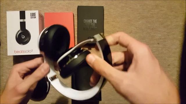 BEATS SOLO 2 LUXE BLACK EDITION UNBOXING смотреть онлайн