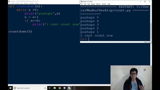 (4/30)---while loop---Python-- смотреть онлайн