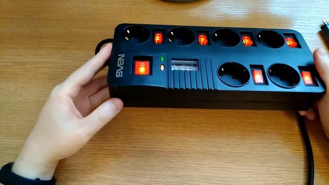 Сетевой фильтр Sven Fort Pro (распаковка и разборка) смотреть онлайн