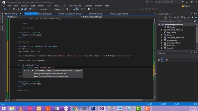 Payroll system step by step using Vb.net and Sql Server Part 8 смотреть онлайн