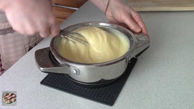 Крем "Пломбир" для торта. Классический рецепт. смотреть онлайн