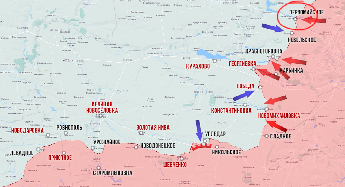 Фронтовая сводка 22 марта 2024