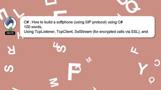 C# : How to build a softphone (using SIP protocol) using C# смотреть онлайн