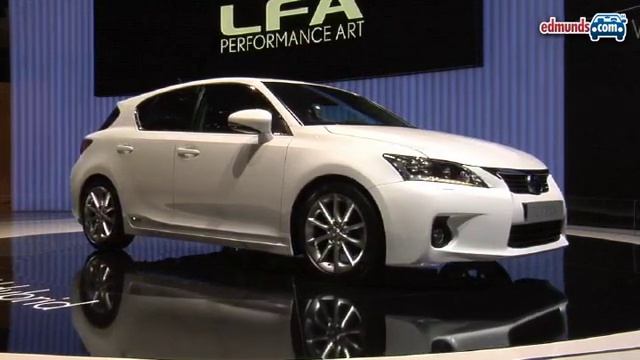 Lexus CT 200h | 2010 Geneva Auto Show | Edmunds.com смотреть онлайн
