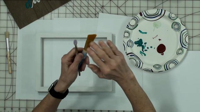 Deco Dry Brush Technique For Crafters