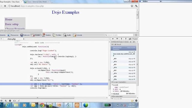 Javascript Toolkit - Dojo Tutorial for Beginners смотреть онлайн