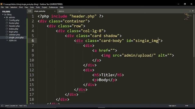 PHP Blog Project Tutorial 19 | Display Full Blog Post on Single Page смотреть онлайн