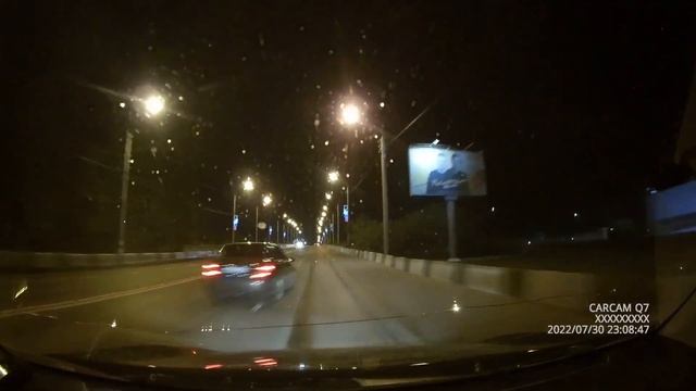 Ночные гонки на Московском шоссе в Ульяновске смотреть онлайн