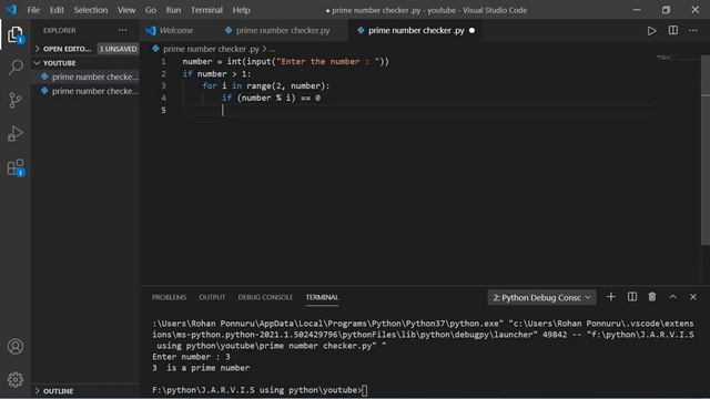 how to find prime number or not using python смотреть онлайн