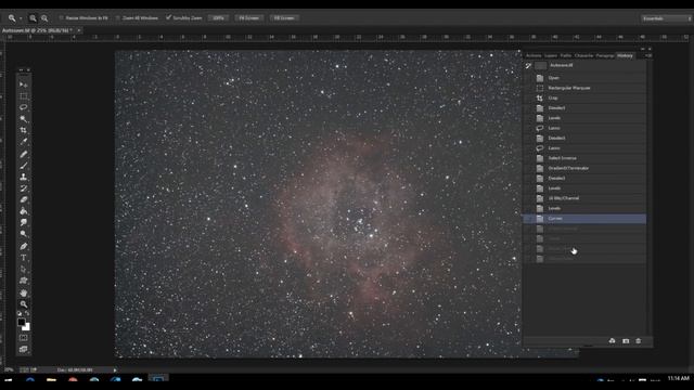 Astrophotography Tutorial - Deep Sky Image Processing with Photoshop смотреть онлайн