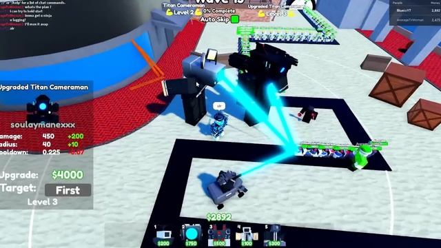 New MYTHIC *UPGRADED TITAN CAMERAMAN* Showcase! Toilet Tower Defense - Episode 57! (Roblox) смотреть онлайн