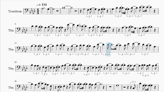 Trombone Sheet Music: How to play My Love Mine All Mine by Mitski смотреть онлайн