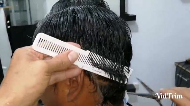 (como)// hacer corte de pelo a tijera paso a paso técnica fácil en español смотреть онлайн
