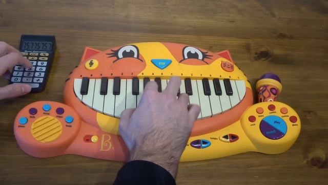 CRAZY FROG - AXEL F BUT I PLAYED IT ON A CAT PIANO AND A DRUM CALCULATOR смотреть онлайн