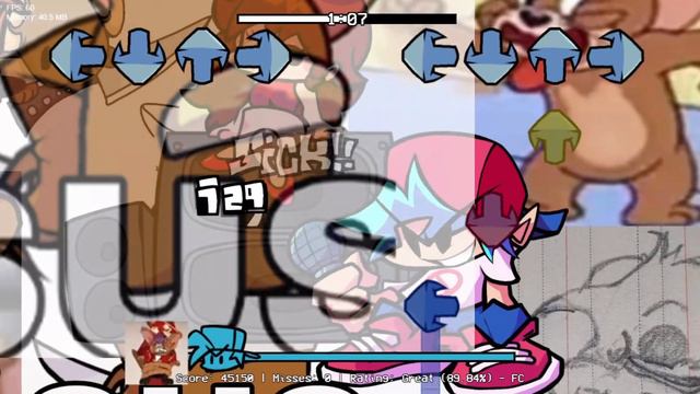 FNF-The Basement Show Tom & Jerry Creepypasta-Meme Mania Full Song {Hard}+Extras смотреть онлайн
