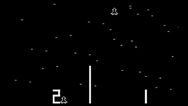 Arcade: Space Race (1973 Atari) [Re-uploaded] смотреть онлайн