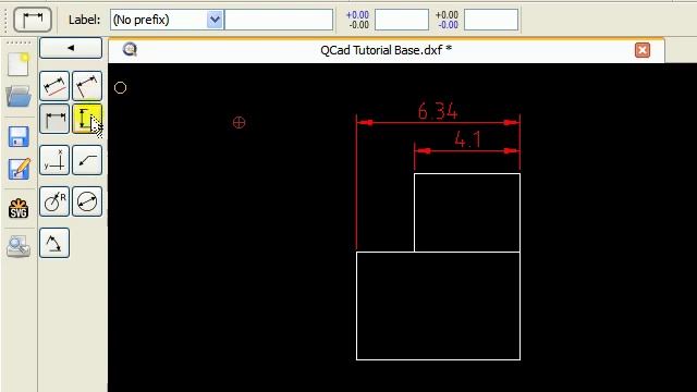QCAD Tutorial (Q&E): Basic Dimensioning смотреть онлайн