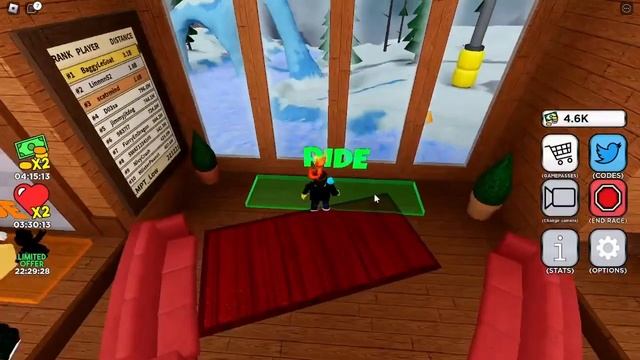 Играю В Sled Simulator В Роблоксе С Димасиком смотреть онлайн