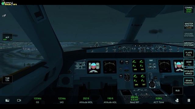 RFS - Real Flight Simulator | Emergency Landing at Dubai International Airport (DXB) | Gear failure смотреть онлайн