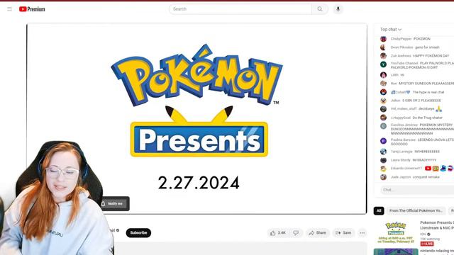 LIVE REACT - Pokemon Presents | February 2024 смотреть онлайн