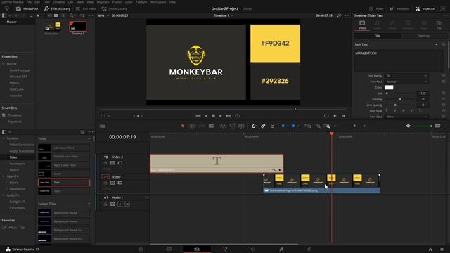 STEALING COLOURS! Perfect TITLE Colour Combinations the EASY way in Davinci Resolve 17 смотреть онлайн
