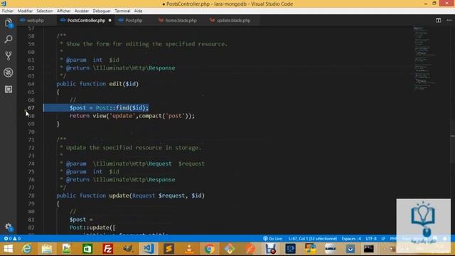 CRUD Application ب laravel & mongodb الدرس الثاني عشر смотреть онлайн