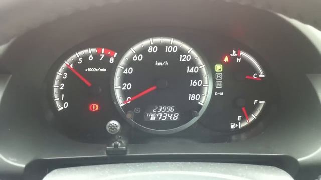 2008 Mazda Premacy 2.0 S CREW speedometer смотреть онлайн