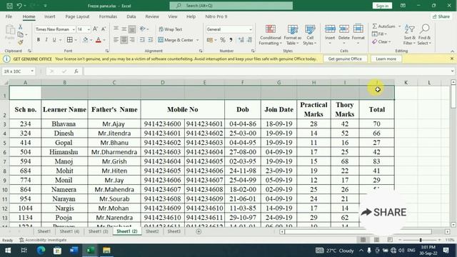 Excel 2021 Trick no 4 | Excel tips and tricks | सीखें excel की amazing trick смотреть онлайн