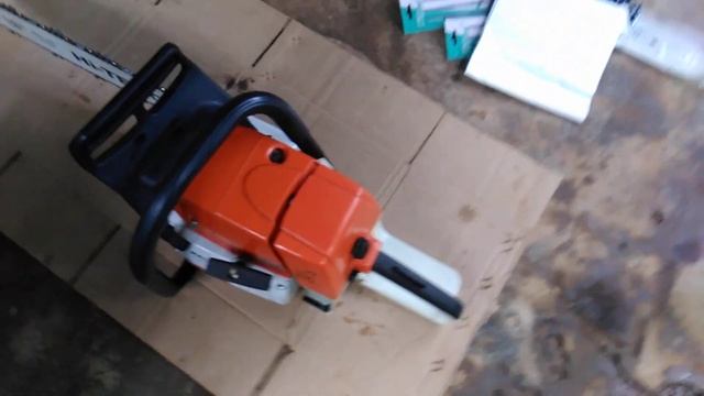 MS 381 Chainsaw unboxing смотреть онлайн